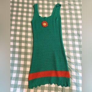 Greylin Taliah Crochet Knit Dress